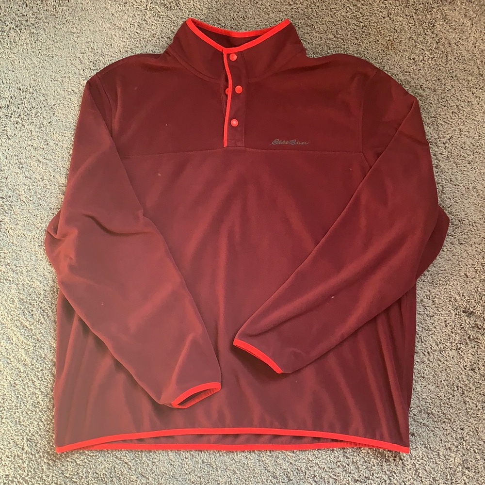 Eddie Bauer Quarter Button Fleece